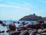 criccieth castle from morannedd rocks 2